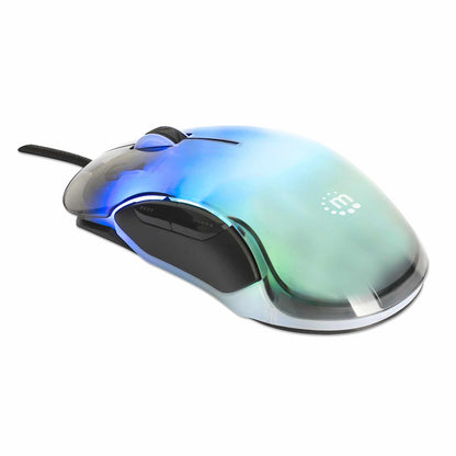 Mouse USB óptico con cable LED RGB Image 4