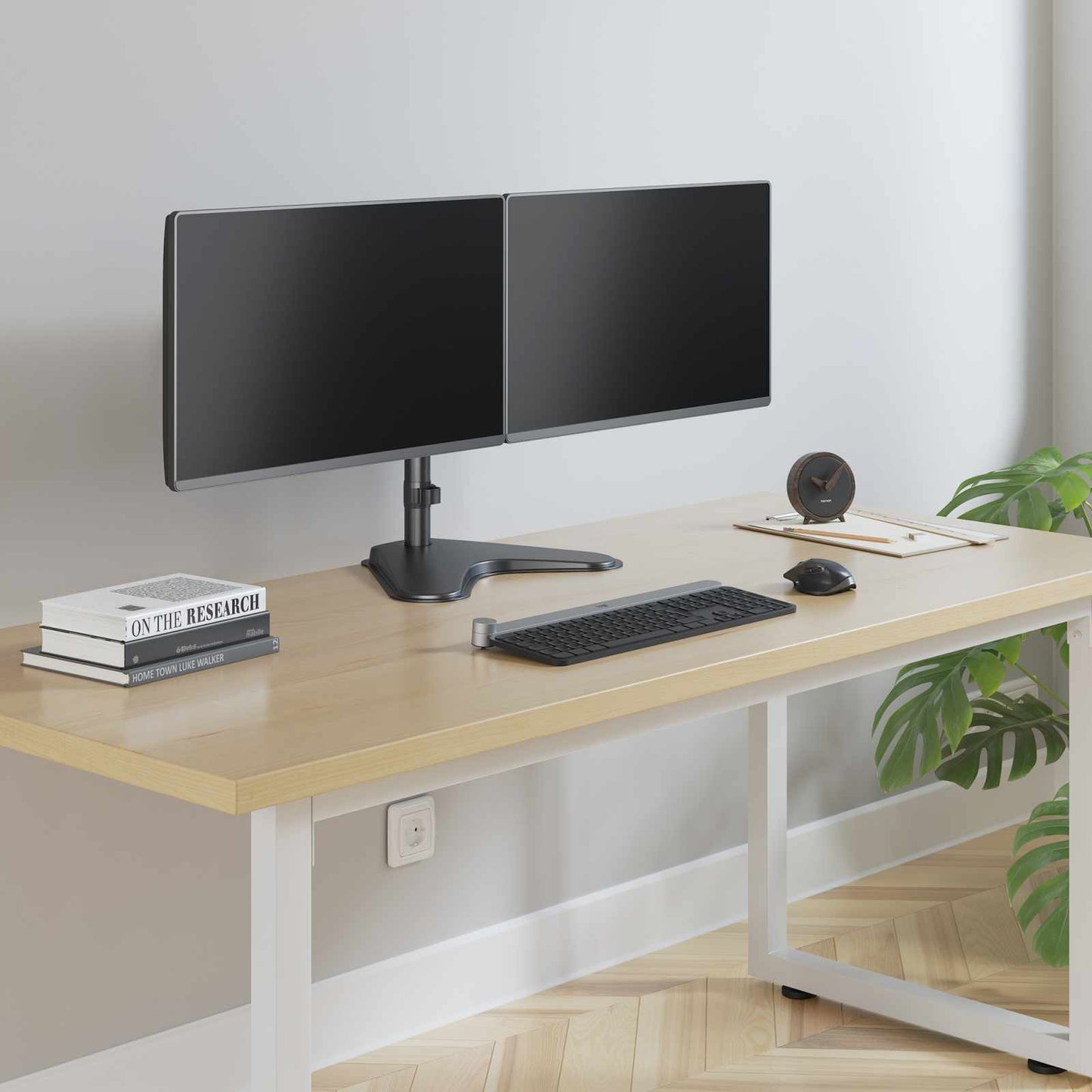 Soporte universal para dos monitores con brazos articulados de doble articulación Image 9