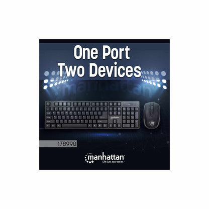Kit de teclado y mouse óptico inalámbricos Image 6