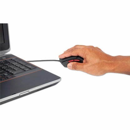 Ratón óptico cableado para videojuegos con LED Image 5
