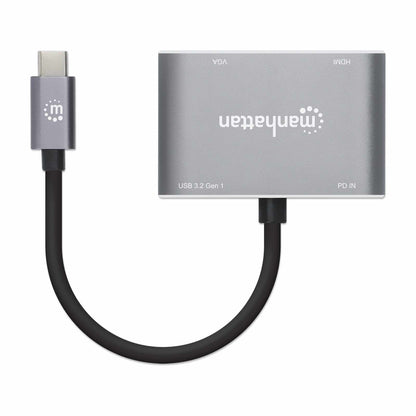Docking Station de USB-C a HDMI y VGA, 4 en 1, con suministro de energía Image 5