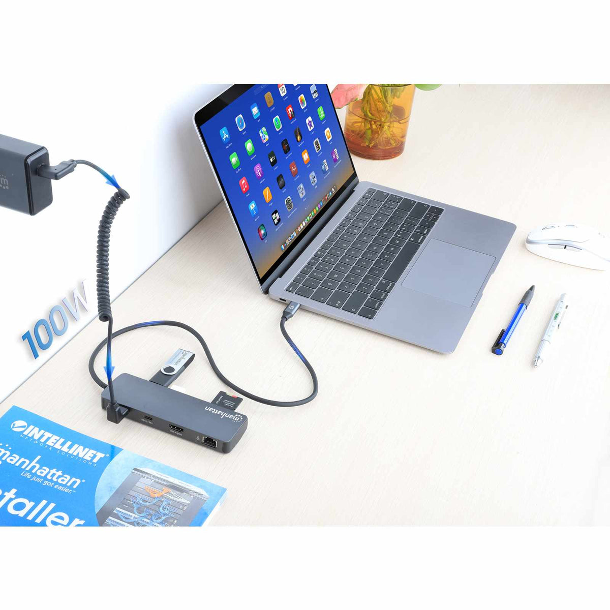 Docking Station USB-C 9 en 1 con HDMI 4K y PD 100 W Image 9