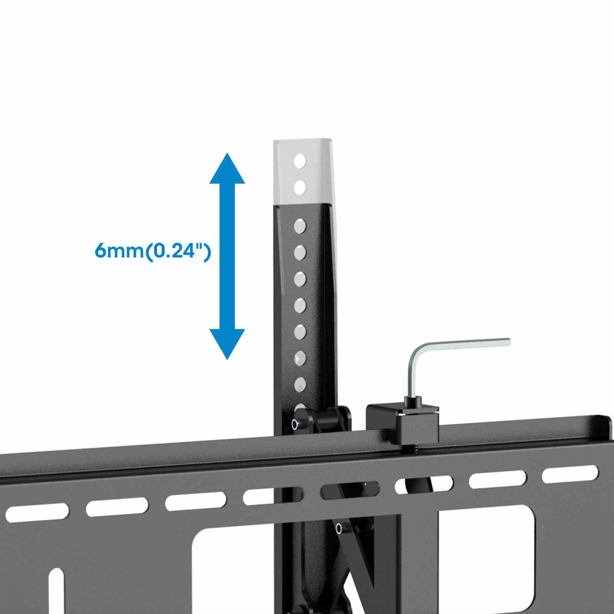Soporte de pared Inclinable Anti-Robo para Pantallas con Extensión Image 11