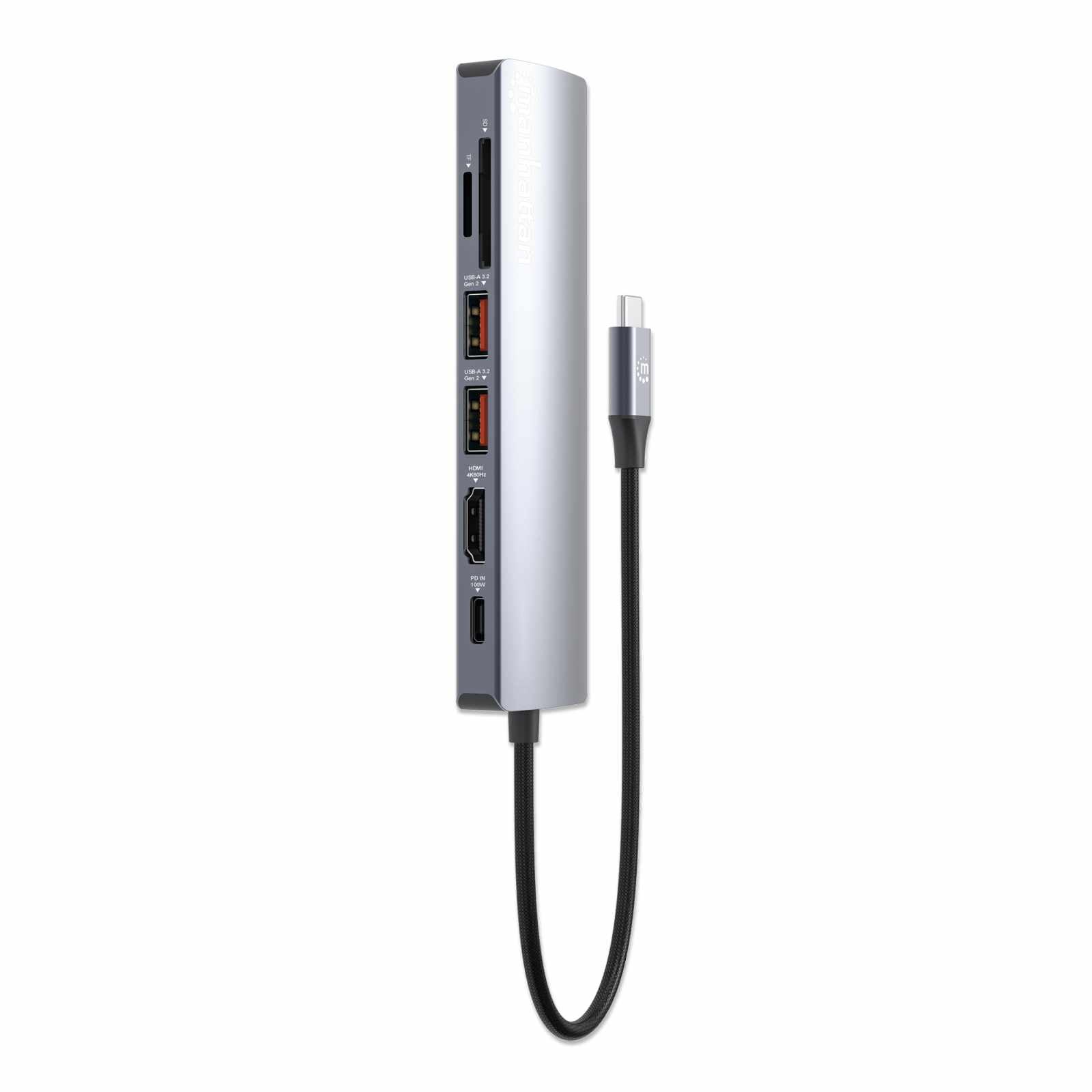 Estación Docking USB-C con lector de tarjetas, 7 en 1 Image 7