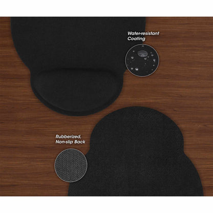 Mouse Pad con Descansa Muñecas Negro Image 6