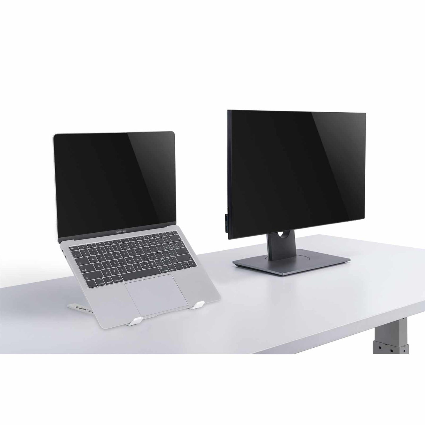 Soporte de aluminio para laptop o tablet con elevación ajustable, ECO Image 11