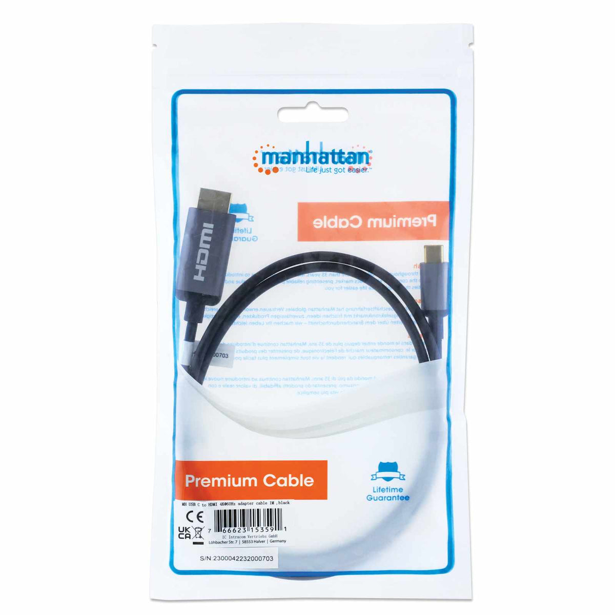 Cable adaptador de USB-C a HDMI de 4K@60Hz Packaging Image 2