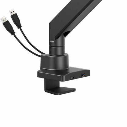 Soporte de aluminio con pistón de gas y puertos USB para un monitor de 17" a 57" Image 11