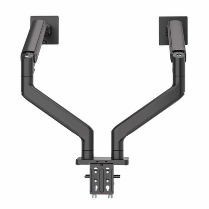 Soporte de aluminio con sistema de pistón para 2 monitores de 17" a 45" Image 9