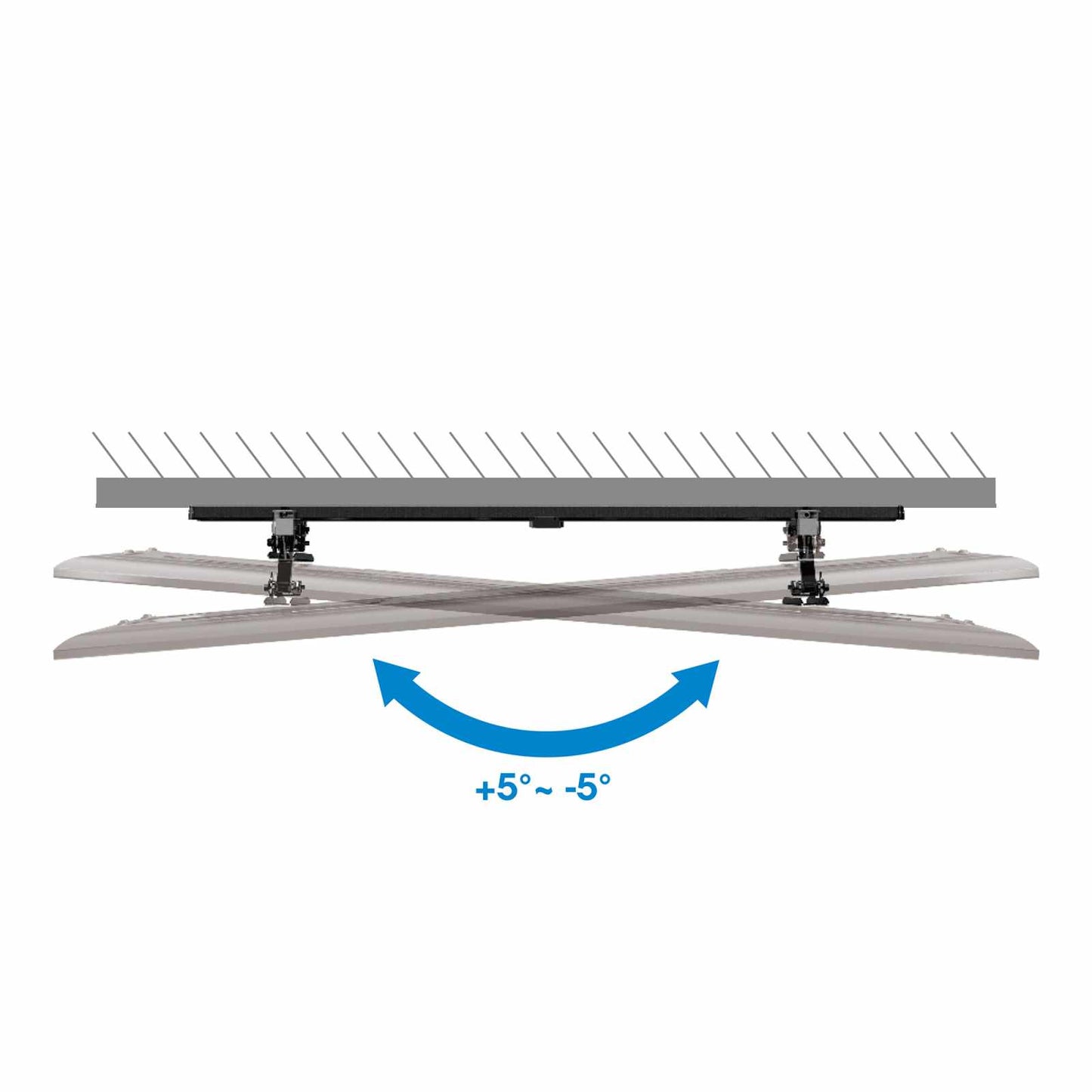Soporte de pared Inclinable Anti-Robo para Pantallas con Extensión Image 12