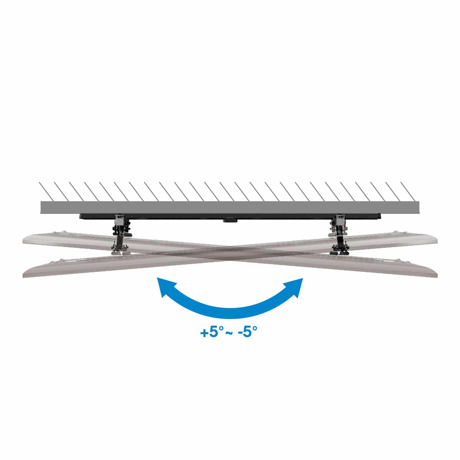 Soporte de pared Inclinable Anti-Robo para Pantallas con Extensión Image 12