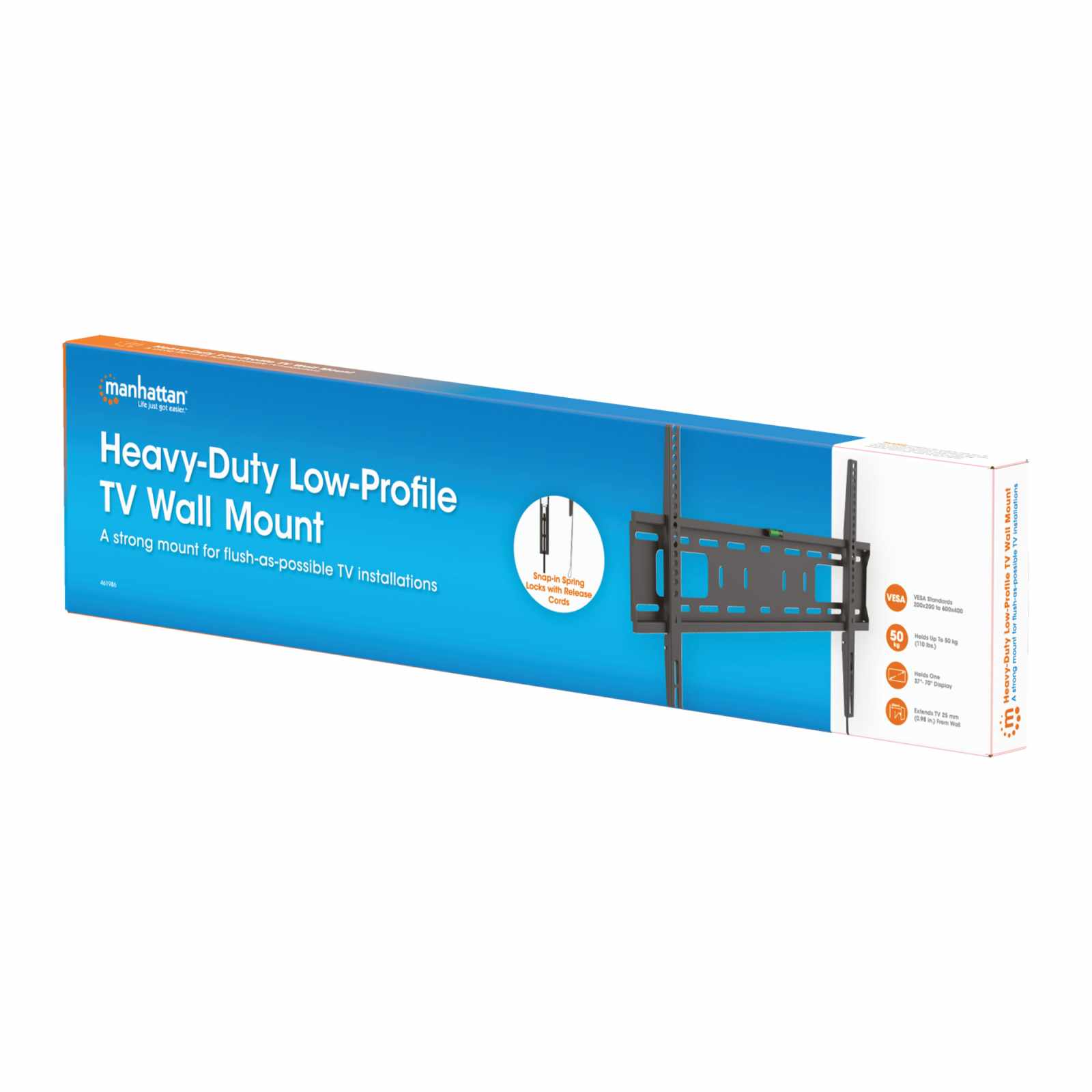 Soporte de Pared de Bajo Perfil y Alta Resistencia para Pantallas de 37" a 70" Packaging Image 2