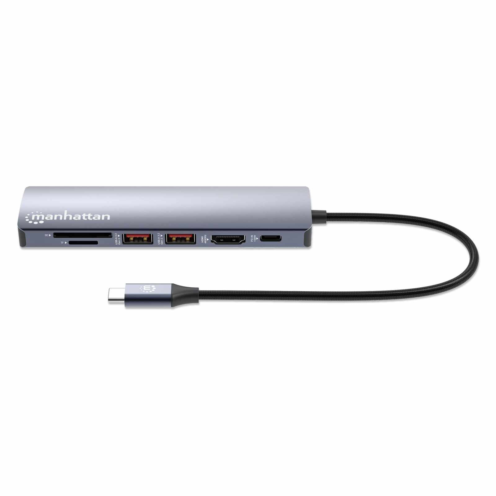 Estación Docking USB-C con lector de tarjetas, 7 en 1 Image 5