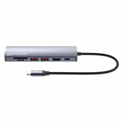 Estación Docking USB-C con lector de tarjetas, 7 en 1 Image 5