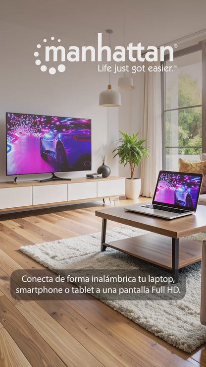 Kit de presentación de pantalla HDMI inalámbrica 1080p