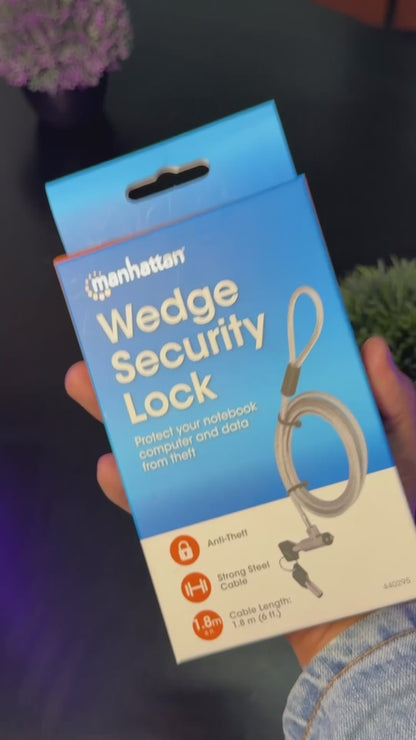 Candado de seguridad para laptop ranura Noble-Wedge® N17, con llave