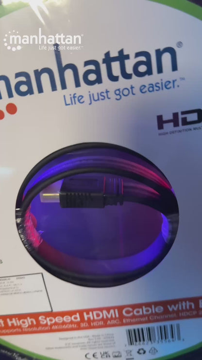 Cable Óptico Activo HDMI a HDMI con conector HDMI desmontable, Clasificación Plenum