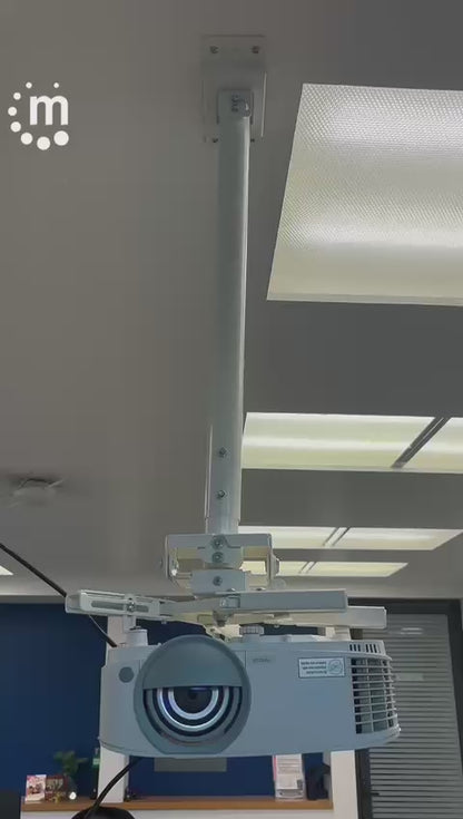 Soporte para proyector con montaje en techo y ajuste de altura