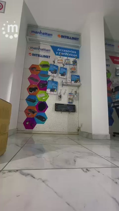 Soporte compacto tipo carro para pantallas de 23" a 70" con inclinación de 45°