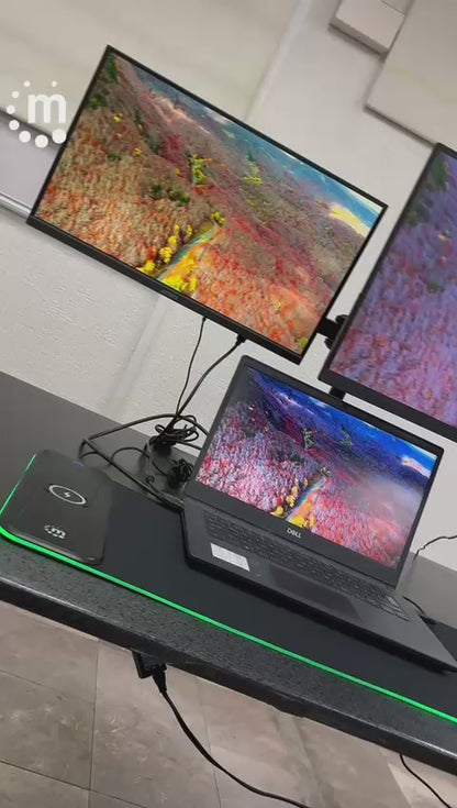 Soporte para monitor LCD con brazos articulados de doble articulación