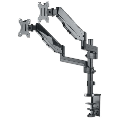 Soporte universal para monitor con brazos ajustables en altura y resorte de goma Image 5
