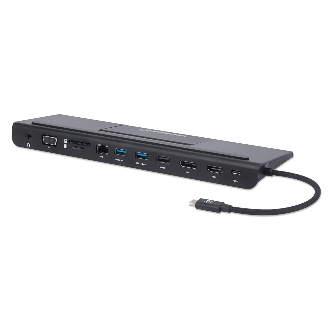 Docking station de USB-C a 11 puertos, para tres monitores, con MST Image 1