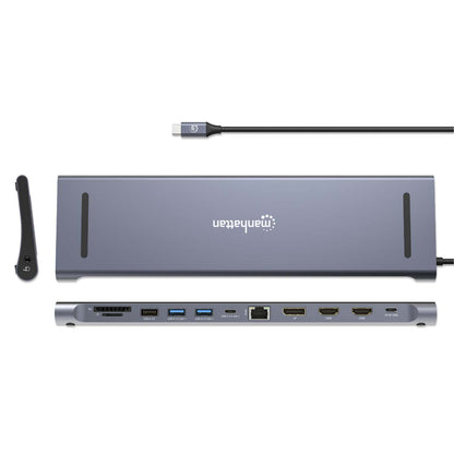 Docking Station USB-C 12 en 1 con Triple Monitor 4K Image 6