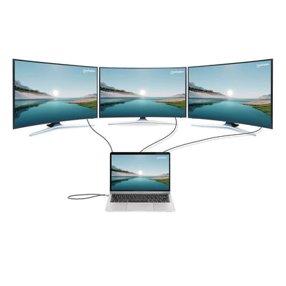Docking Station USB-C 12 en 1 con Triple Monitor 4K Image 8