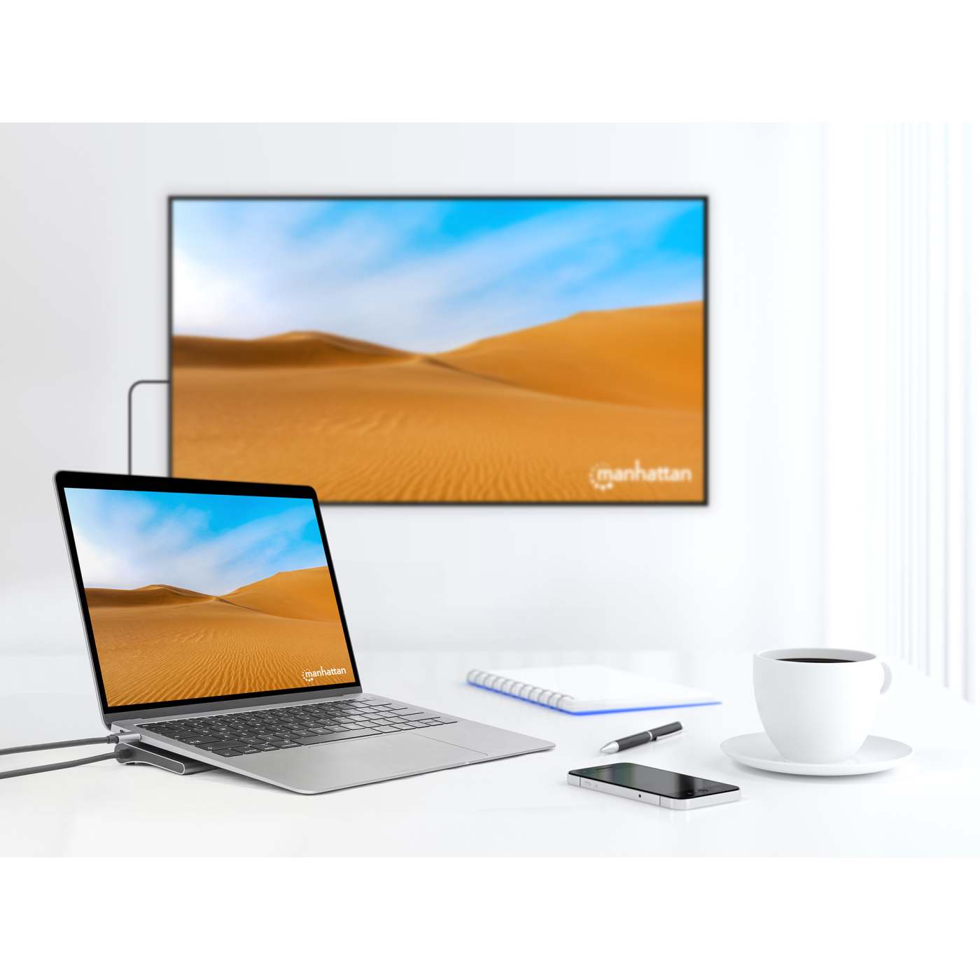 Docking Station USB-C 12 en 1 con Triple Monitor 4K Image 10