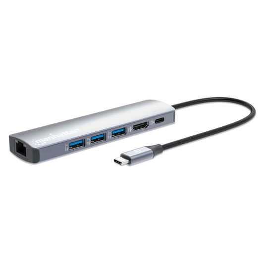 Base de conexión USB-C PD 6 en 1 4K / Hub multipuerto Image 1