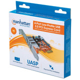 Tarjeta PCI Express USB SuperSpeed 3.0 de 4 puertos con bracket corto Packaging Image 2