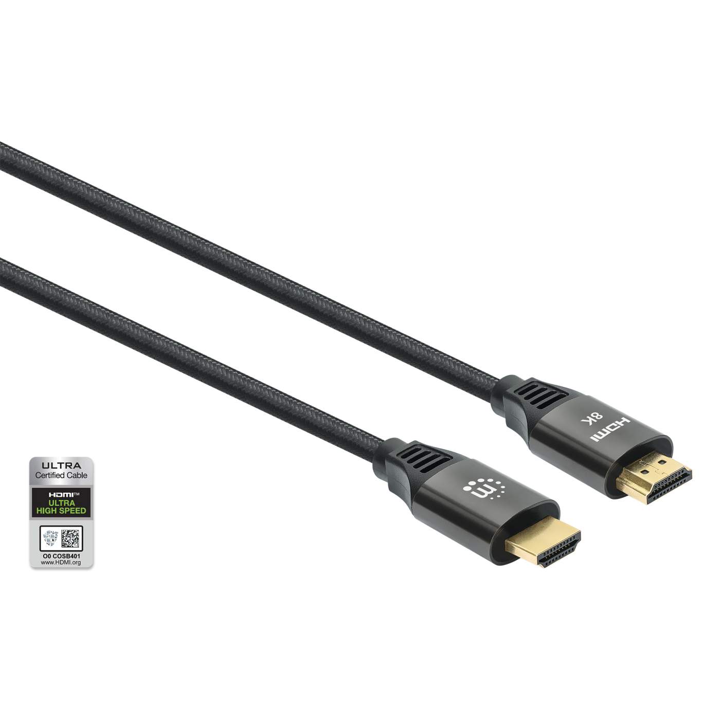 Club3D Cable alargador HDMI de ultra alta velocidad, 4K120Hz/8K60Hz, 48Gbps  - 1m