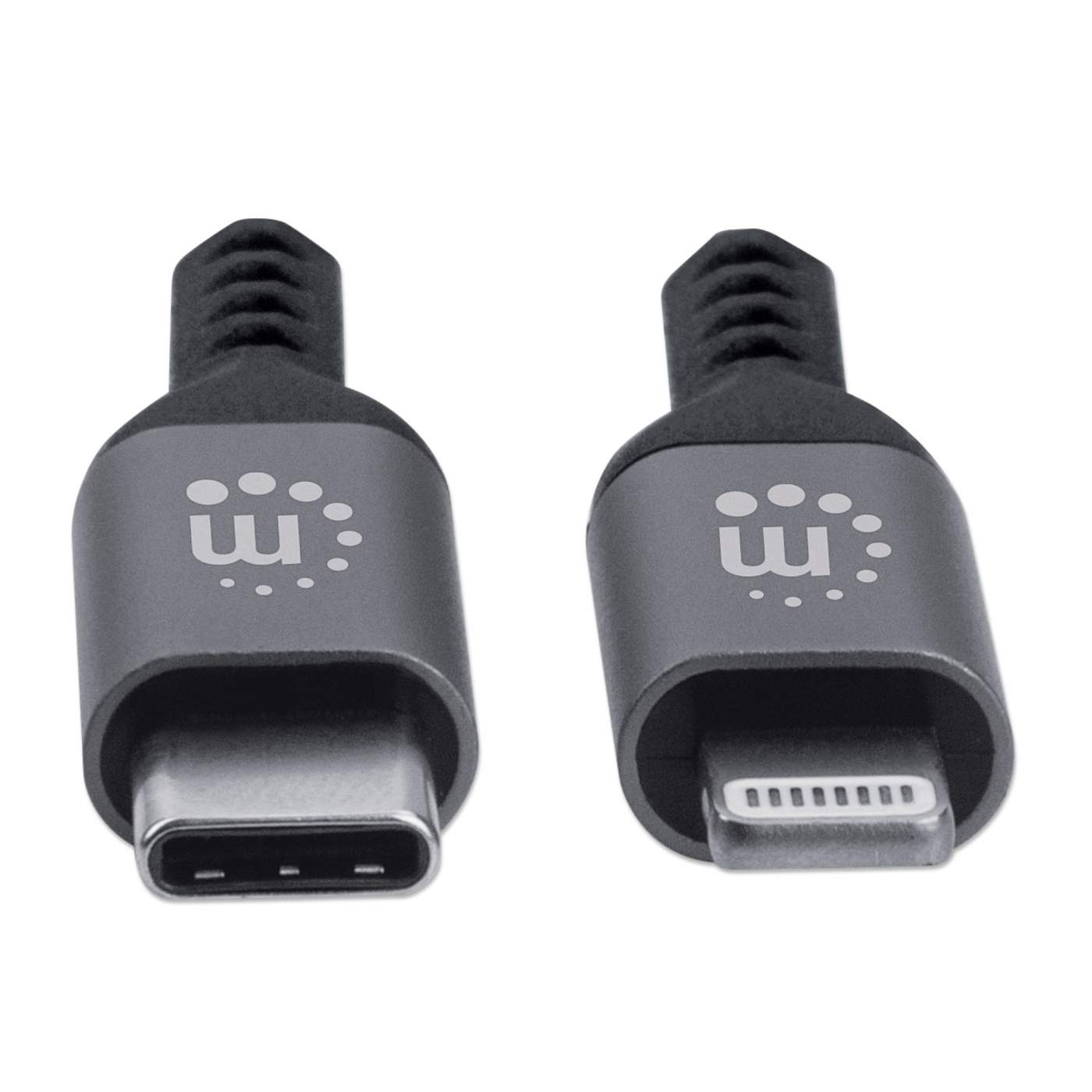 Manhattan Câble de charge et de synchronisation USB-C vers Lightning  (394529)