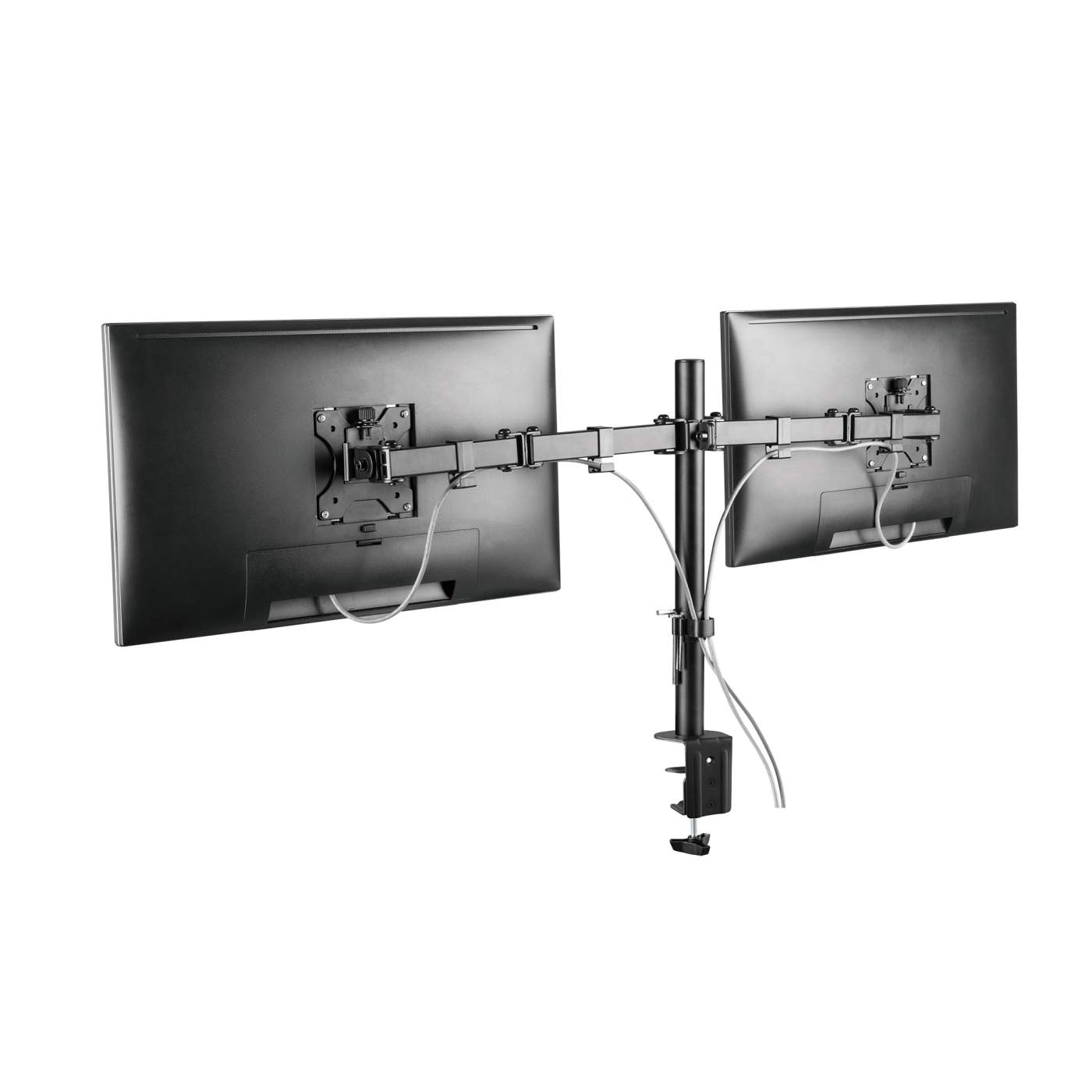 Manhattan Soporte para un monitor, de escritorio, movimiento de brazos de  doble articulación (461542)
