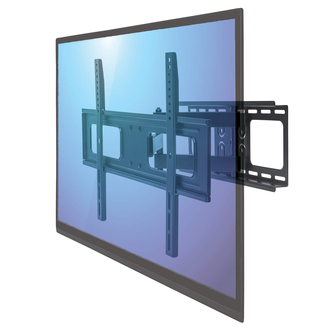 Manhattan Soporte de pared para TV – Se adapta a la mayoría de televisores  LED, LCD, OLED planos y curvos de 32 a 55 pulgadas, soporta hasta 88