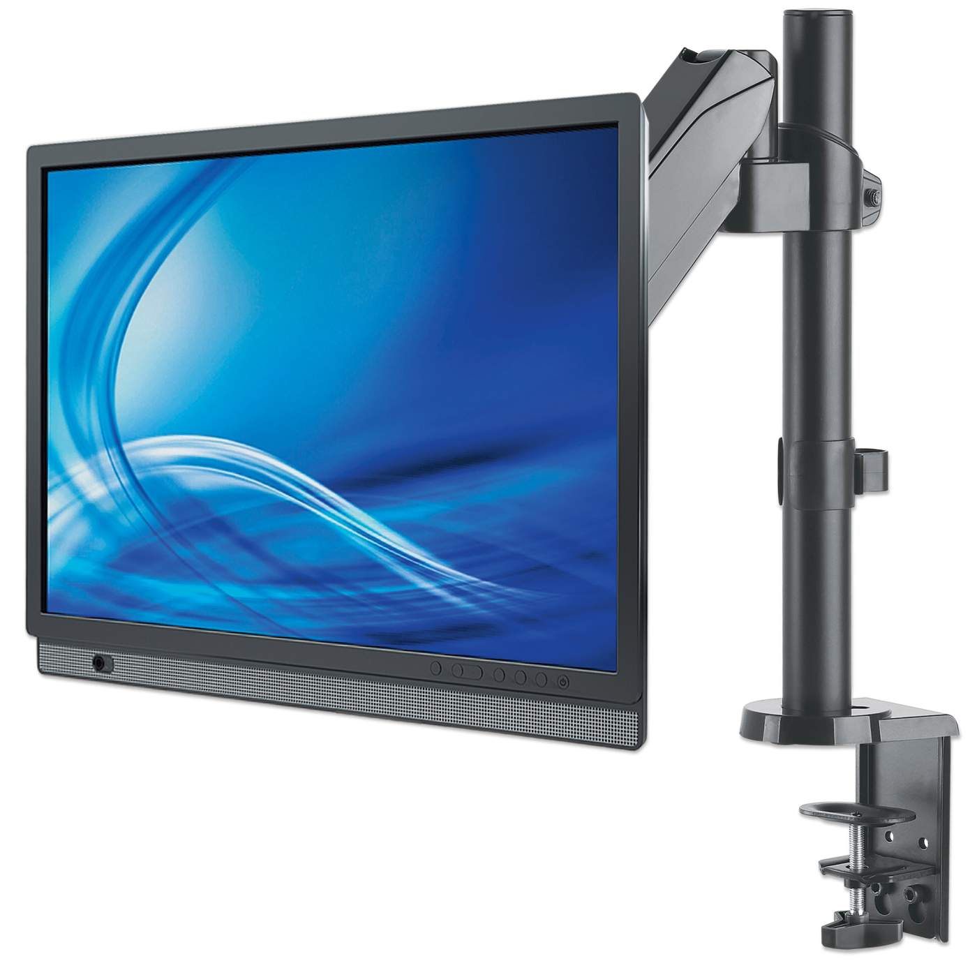 Brazo de resorte de Gas F100A para pantalla de escritorio, soporte de Monitor  giratorio de 22-35 pulgadas, inclinación de 360 grados, para montaje de  Monitor de 2-13kg, puertos USB 3,0, nuevo